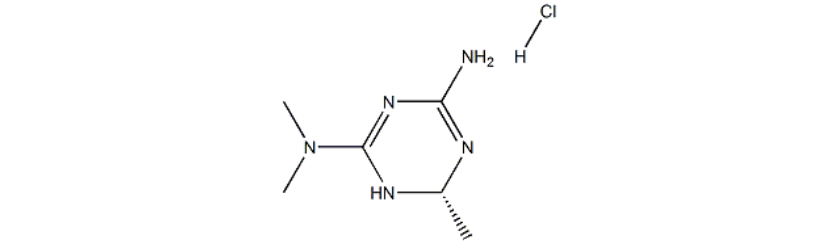 (6R)-1,6-二氢-N2,N2,6-三甲基-1,3,5-三嗪-2,4-二胺盐酸盐,Imeglimin (hydrochloride)
