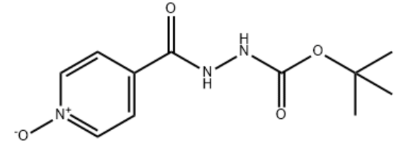 4-(2-(叔丁氧羰基)甲酰肼基)吡啶-N-氧化物 577778-86-0,托匹司他中间体2,4-Pyridinecarboxylic acid 2-[(1,1-dimethylethoxy)carbonyl]hydrazide 1-oxide
