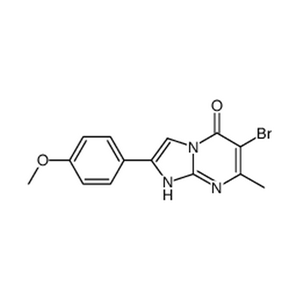 8H-咪唑o[1,2-α]-5-嘧啶酮,6-bromo-2-(4-methoxyphenyl)-7-methyl-8H-imidazo[1,2-a]pyrimidin-5-one