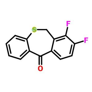 7,8-二氟二苯并[b,e]硫杂七环-11(6H)-酮,7,8-difluorodibenzo[b,e]thiepin-11(6H)-one