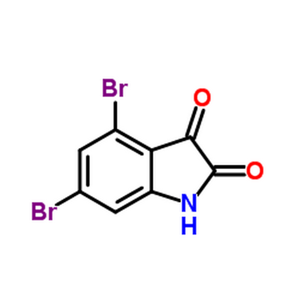 4,6-二溴靛红,4,6-Dibromo-1H-indole-2,3-dione