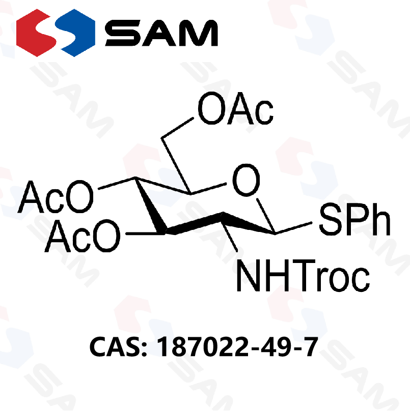 苯基 3,4,6-三-O-乙酰基-2-脱氧-1-硫代-2-(2,2,2-三氯乙氧基甲酰胺基)-β-D-吡喃葡萄糖苷,Phenyl 3,4,6-Tri-O-acetyl-2-deoxy-1-thio-2-(2,2,2-trichloroethoxyformamido)-β-D-glucopyranoside