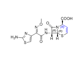 头孢唑肟杂质05,(2R,6R,7R)-7-((Z)-2-(2-aminothiazol-4-yl)-2-(methoxyimino)acetamido)-8-oxo-5-thia-1-azabicyclo[4.2.0]oct-3-ene-2-carboxylic acid