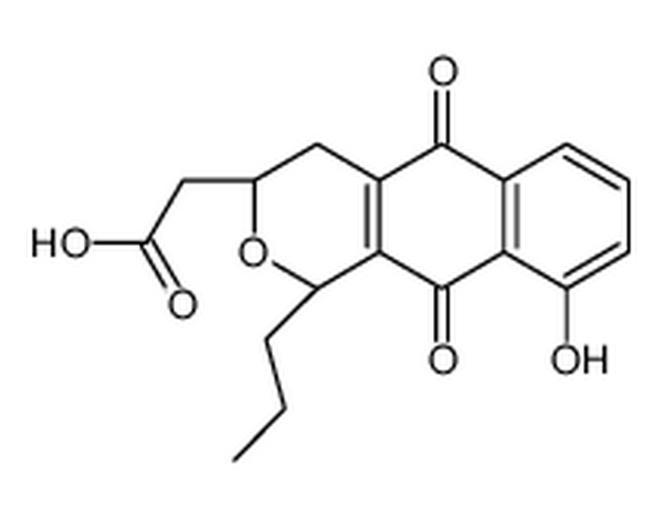 3-溴噻吩,2-[(1R,3S)-9-hydroxy-5,10-dioxo-1-propyl-3,4-dihydro-1H-benzo[g]isochromen-3-yl]acetic acid