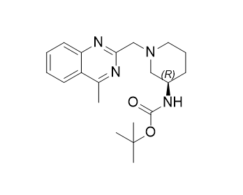利格列汀杂质C,tert-butyl (R)-(1-((4-methylquinazolin-2-yl)methyl)piperidin-3-yl)carbamate