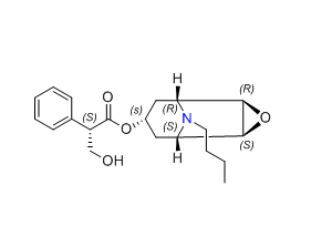 丁溴東莨菪堿雜質(zhì)05,(1R,2R,4S,5S,7s)-9-butyl-3-oxa-9-azatricyclo[3.3.1.02,4]nonan-7-yl (S)-3-hydroxy-2-phenylpropanoate