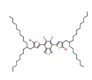 4,7-双(5-溴-4-(2-辛基十二烷基)噻吩-2-基)-5,6-二氟苯并[c][1,2,5]噻二唑,4,7-Bis(5-bromo-4-(2-octyldodecyl)thiophen-2-yl)-5,6-difluorobenzo[c][1,2,5]thiadiazole