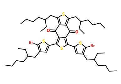 1,3-双[(5-溴-4-(2-乙基己基)噻吩-2-基]-5,7--双(2-乙基己基)苯并[1,2-c:4,5-c']二噻吩-4,8-二酮,1,3-bis(5-bromo-4-(2-ethylhexyl)thiophen-2-yl)-5,7-bis(2-ethylhexyl)benzo[1,2-c:4,5-c']dithiophene-4,8-dione