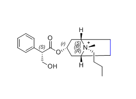 丁溴東莨菪堿雜質(zhì)08,(1R,3r,5S,8R)-8-butyl-3-(((S)-3-hydroxy-2-phenylpropanoyl)oxy)-8-methyl-8-azabicyclo[3.2.1]octan-8-ium