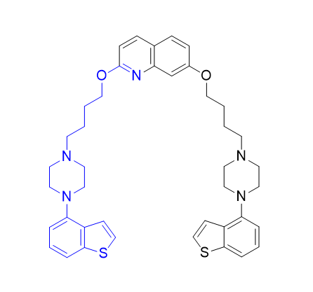 依匹哌唑雜質(zhì)07,2,7-bis(4-(4-(benzo[b]thiophen-4-yl)piperazin-1-yl)butoxy)quinoline