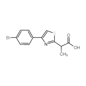 溴苯齐尔,2-[4-(4-bromophenyl)-1,3-thiazol-2-yl]propanoic acid