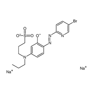 5-溴-PAPS,disodium,3-[4-[(5-bromopyridin-2-yl)diazenyl]-3-oxido-N-propylanilino]propane-1-sulfonate