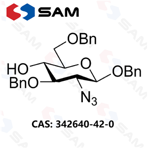 苄基 2-叠氮基-3,6-二-O-苄基-2-脱氧-β-D-吡喃葡萄糖苷,Benzyl 2-Azido-3,6-di-O-benzyl-2-deoxy-β-D-glucopyranoside