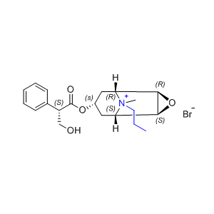 丁溴东莨菪碱杂质04,(1R,2R,4S,5S,7s,9r)-7-[[(2S)-3-hydroxy-2-phenylpropanoyl]oxy]-9- methyl-9-propyl-3-oxa-9-azatricyclo-[3.3.1.02,4]nonan-9-ium bromide
