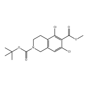2-N-BOC-5,7-二氯-3,4-二氢-异喹啉-6-甲酸甲酯