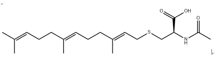 N-乙酰基-S-法呢基-L-半胱氨酸,AFC