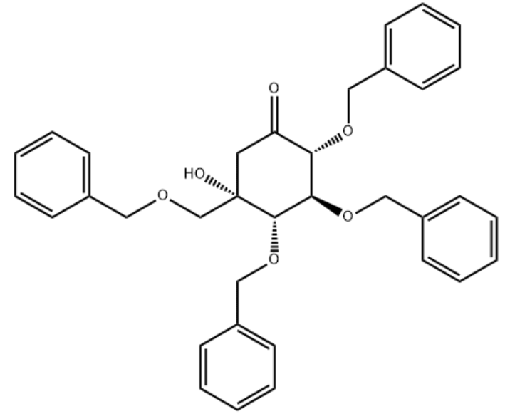 (2R,3S,4S,5S)-5-羥基-2,3,4-三(芐氧基)-5-[(芐氧基)甲基]-環(huán)己酮,(2R,3S,4S,5S)-5-Hydroxy-2,3,4-tris(phenylmethoxy)-5-[(phenylmethoxy)methyl]-cyclohexanone