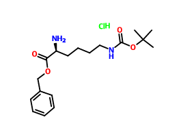 N6-(叔丁氧羰基)-L-赖氨酸苄酯单盐酸盐,(S)-Benzyl 2-amino-6-((tert-butoxycarbonyl)amino)hexanoate hydrochloride