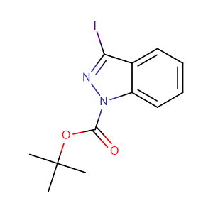 3-碘-1H-咪唑-1-甲酸叔丁酯,tert-Butyl 3-iodo-1H-indazole-1-carboxylate