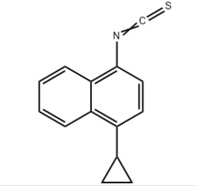 1-环丙基萘-4-基异硫氰酸酯,1-Cyclopropyl-4-isothiocyanatonaphthalene