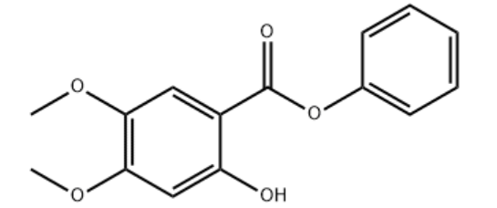 2-羟基-4,5-二甲氧基苯甲酸苯酯,Benzoic acid,2-hydroxy-4,5-dimethoxy-,phenyl ester