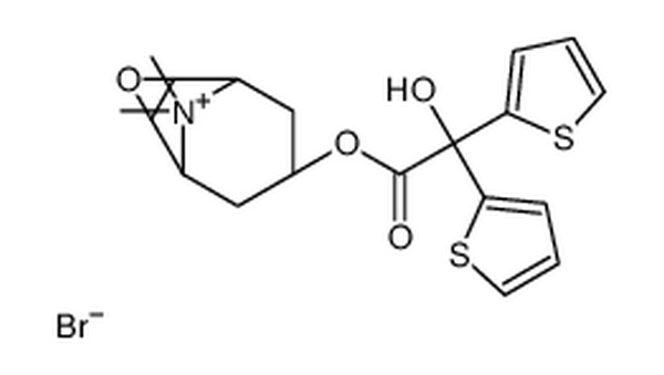 噻托溴铵,(1S,2R,4S,5S,7R)-7-[2-Hydroxy(di-2-thienyl)acetoxy]-9,9-dimethyl-3-oxa-9-azoniatricyclo[3.3.1.02,4]nonane bromide