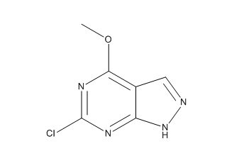 6-chloro-4-methoxy-1(2)H-pyrazolo[3,4-d]pyrimidine,6-chloro-4-methoxy-1(2)H-pyrazolo[3,4-d]pyrimidine