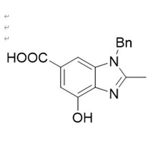 1-苄基-4-羟基-2-甲基-1H-苯并咪唑-6-羧酸