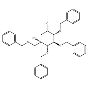 (2R,3S,4S,5S)-5-羟基-2,3,4-三(苄氧基)-5-[(苄氧基)甲基]-环己酮