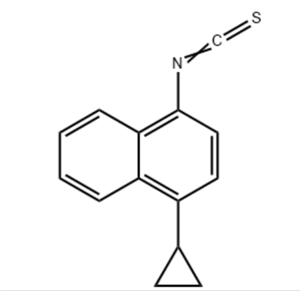 1-环丙基萘-4-基异硫氰酸酯,1-Cyclopropyl-4-isothiocyanatonaphthalene