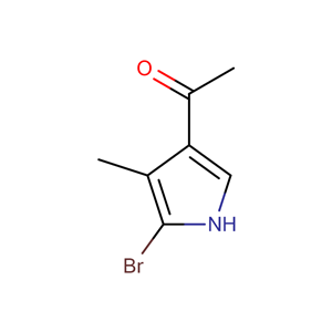 1-(5-溴-4-甲基-1H-吡咯)-3-乙酮,1-(5-Bromo-4-methyl-1H-pyrrol-3-yl)ethanone