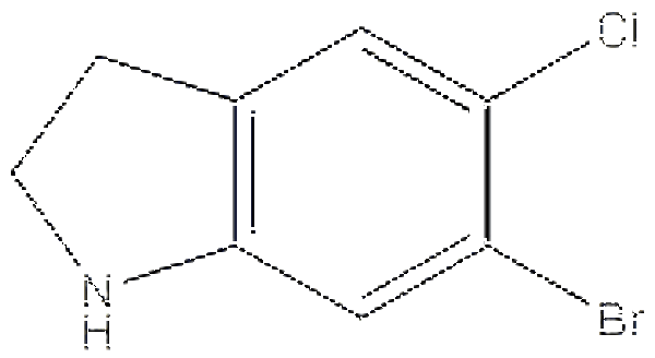 6-溴-5-氯吲哚啉,6-Bromo-5-chloro-2,3-dihydro-1H-indole