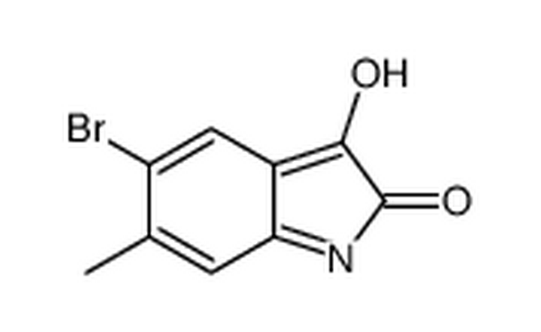 5-溴-6-甲基靛紅,5-Bromo-6-methyl-1H-indole-2,3-dione