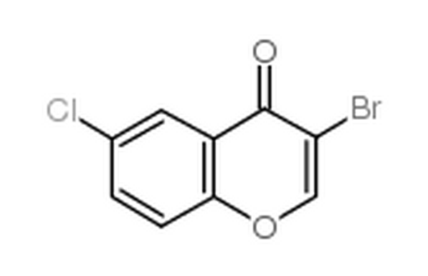 3-溴-6-氯色酮,3-bromo-6-chlorochromen-4-one