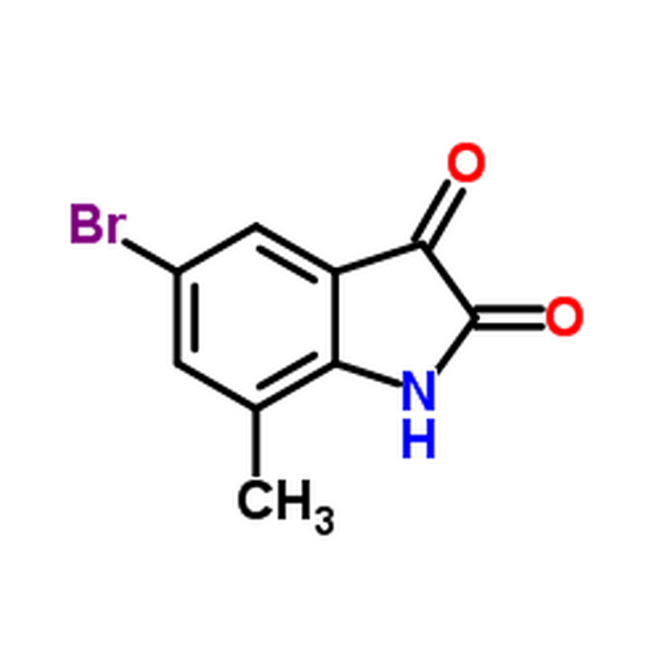 5-溴-7-甲基靛红,5-Bromo-7-methylisatin