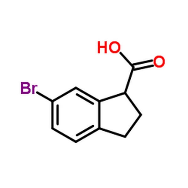 6-溴-1-茚满羧酸,6-Bromo-2,3-dihydro-1H-indene-1-carboxylic acid