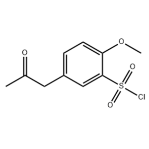 5-丙酮基-2-甲氧基苯磺酰氯