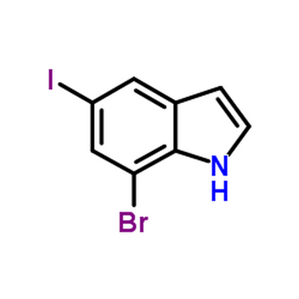 7-溴-5-碘吲哚,7-Bromo-5-iodo-1H-indole