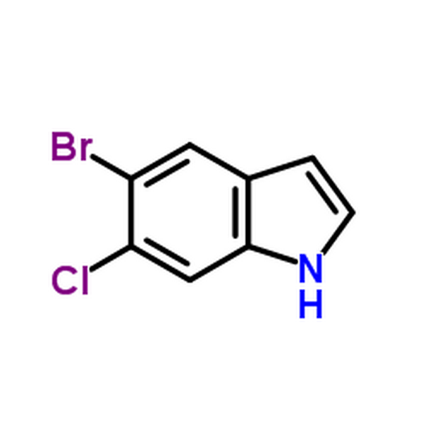 5-溴-6-氯吲哚,5-Bromo-6-chloro-1H-indole