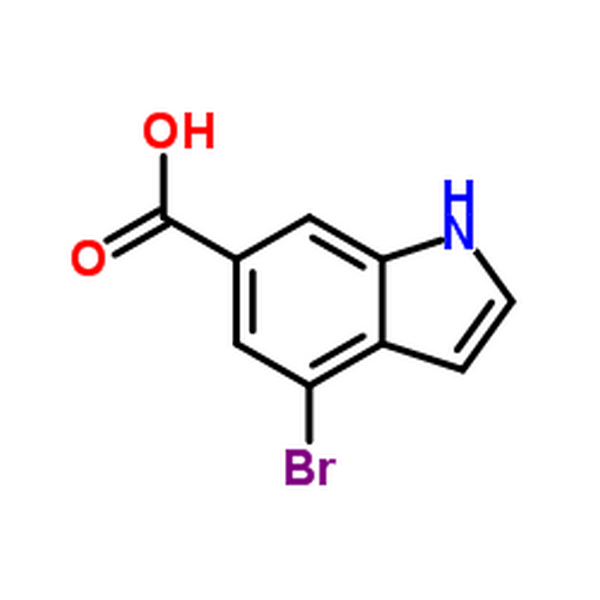 4-溴-6-吲哚羧酸,4-Bromo-6-indolecarboxylic acid