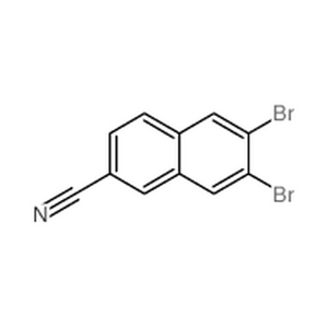 6,7-二溴-2-萘腈,6,7-dibromonaphthalene-2-carbonitrile