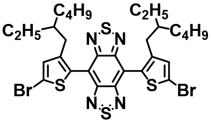 4,8-雙(5-溴-3-(2-乙基己基)-2-噻吩基)-2λ4δ2-苯并[1,2-c:4,5-c']雙[1,2,5]噻唑,4,8-bis(5-bromo-3-(2-ethylhexyl)-2-thienyl)-2λ4δ2-Benzo[1,2-c:4,5-c']bis[1,2,5]thiadiazole