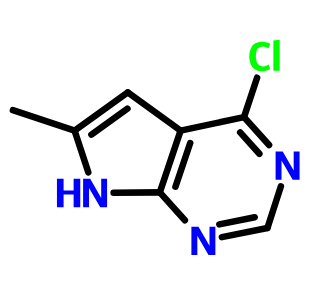 4-氯-6-甲基-7H-吡咯并[2,3-D]嘧啶,4-Chloro-6-methyl-7H-pyrrolo[2,3-d]pyrimidine