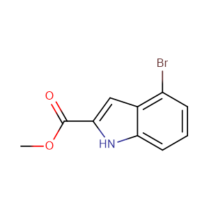 4-溴-1H-吲哚-2-甲酸甲酯,Methyl 4-bromo-1H-indole-2-carboxylate