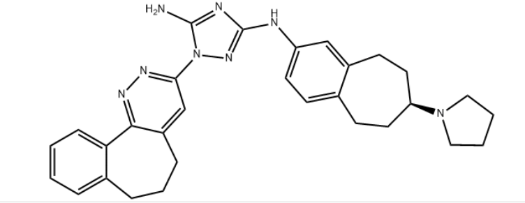 1-(6,7-二氢-5H-苯并[6,7]环庚烷并[1,2-C]哒嗪-3-基)-N3-[(7S)-6,7,8,9-四氢-7-(1-吡咯烷基)-5H-苯并环庚烯-2-基]-1H-1,2,4-三唑-3,5-,Bemcentinib intermediate