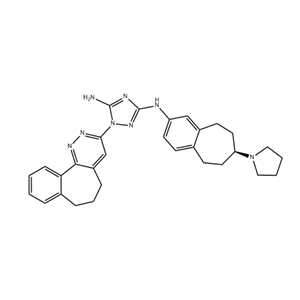 1-(6,7-二氢-5H-苯并[6,7]环庚烷并[1,2-C]哒嗪-3-基)-N3-[(7S)-6,7,8,9-四氢-7-(1-吡咯烷基)-5H-苯并环庚烯-2-基]-1H-1,2,4-三唑-3,5-,Bemcentinib intermediate