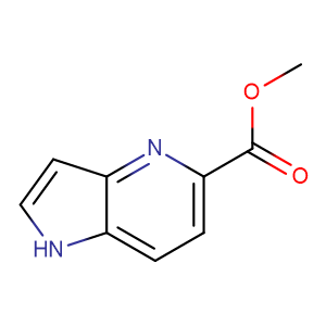 1H-吡咯并[3,2-b]吡啶-5-羧酸甲酯,Methyl 1H-pyrrolo[3,2-b]pyridine-5-carboxylate