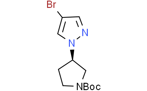 tert-butyl (R)-3-(4-bromo-1H-pyrazol-1-yl)pyrrolidine-1-carboxylate