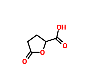 四氢-5-氧代-2-呋喃羧酸,Tetrahydro-5-oxo-2- furancarboxyli