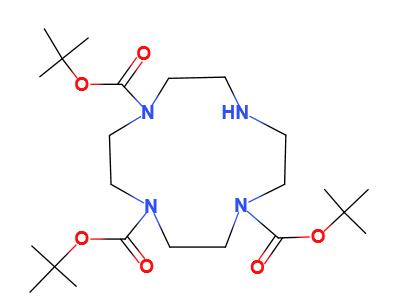 1,4,7-三叔丁氧羰基-1,4,7,10-四氮杂环十二烷,Tri-tert-Butyl 1,4,7,10-tetraazacyclododecane-1,4,7-tricarboxylate